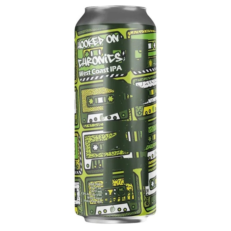 Hooked on Chronics West Coast IPA by Barebottle Brewing Company 16oz