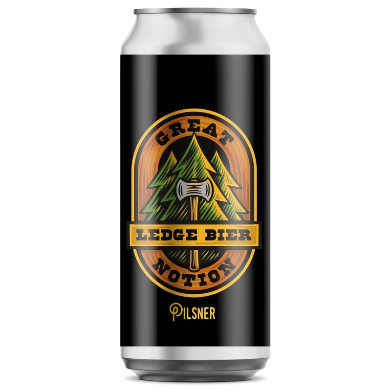 Ledge Bier German Pilsner by Great Notion 16oz.