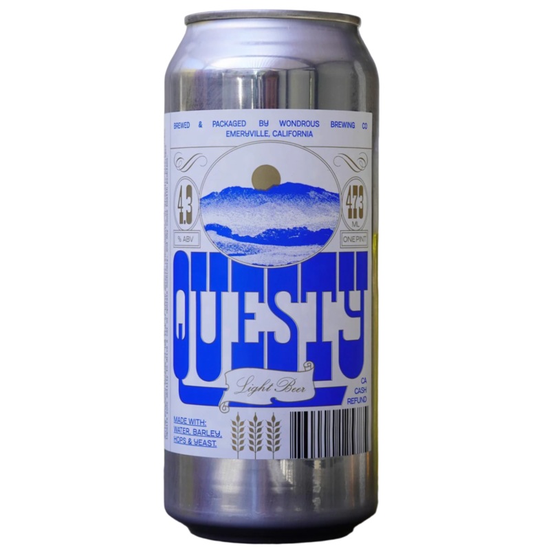 WONDROUS Questy Light Beer