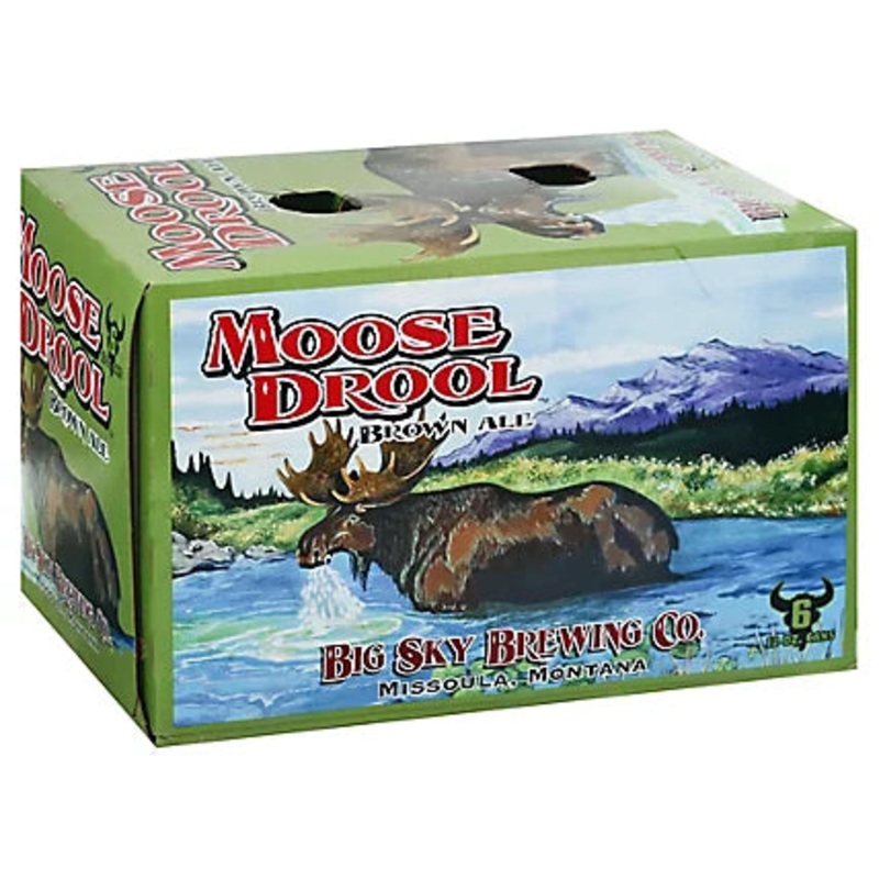 Big Sky Moosedrool 12oz 6 Pack Cans