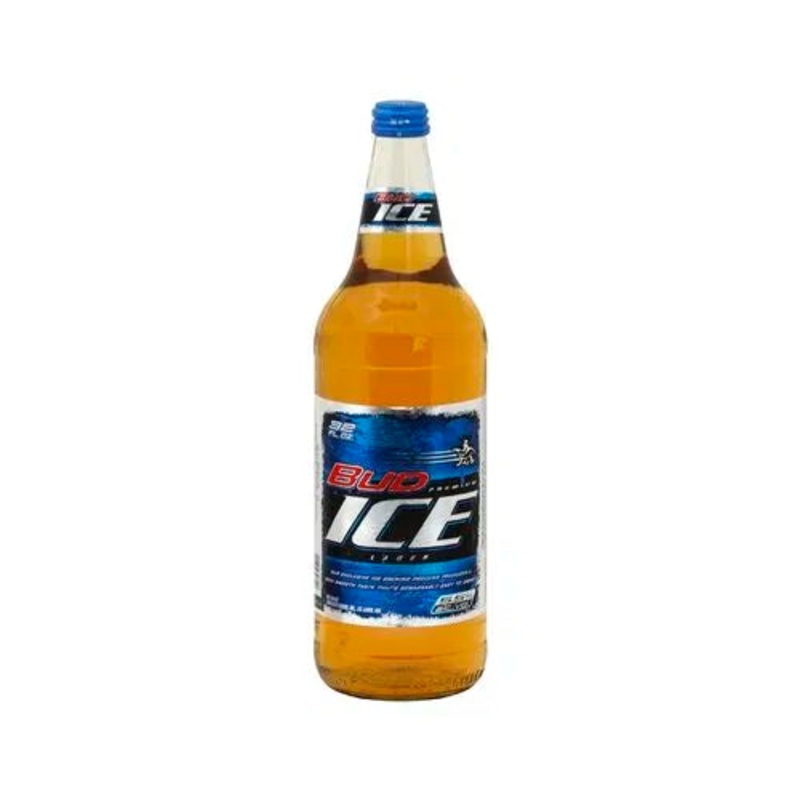 Bud Ice Lager 1 Quart 8 Fl OZ