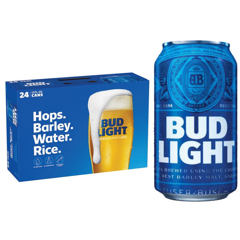 Bud Light 12oz 24pack Cans
