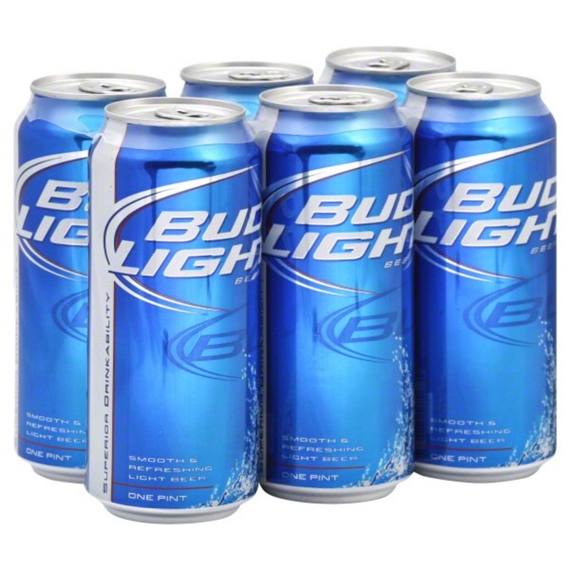 Budlight 16oz 6pack