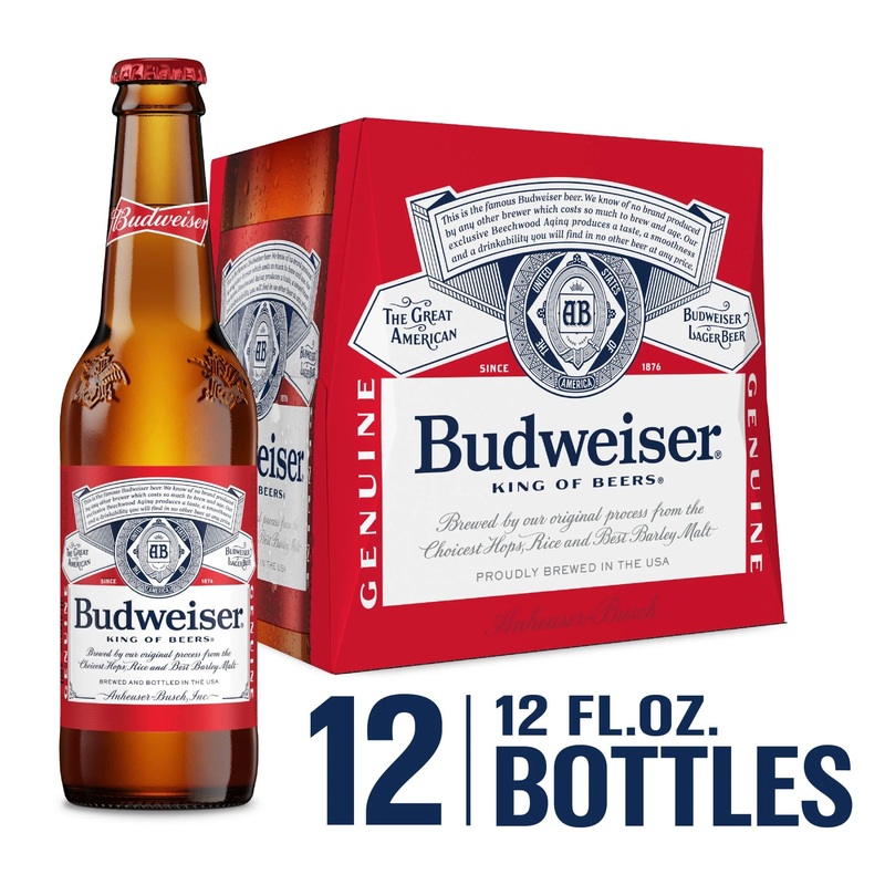 Budweiser 12pack Bottles