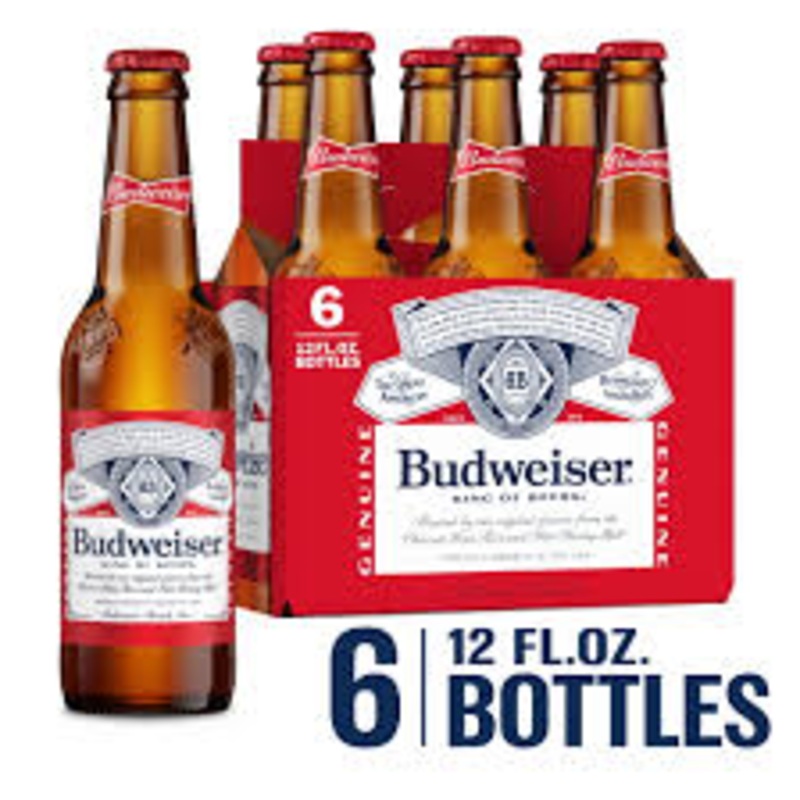 Budweiser 6pack Bottles