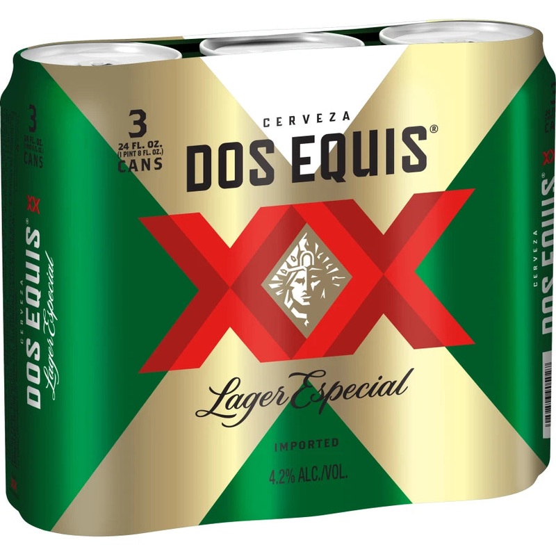 Dos Equis Lager Especial 24oz 3 Pack Can