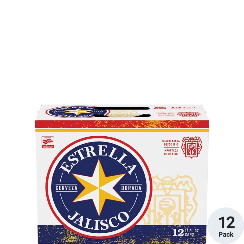 Estrella Jalisco 12oz 12 Pack Can
