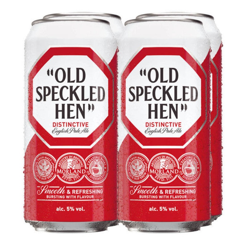 Old Speckled Hen Fine Crafted Ale 14.9oz 4pk Cans