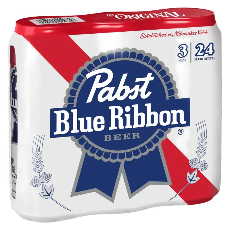 Pabst Blue Ribbon 24oz 3 Pack Can