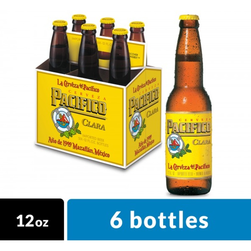 Pacifico Clara 12oz 6 Pack Bottles