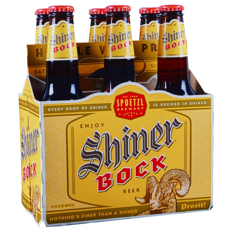 Shiner Bock 12oz 6pack Bottles