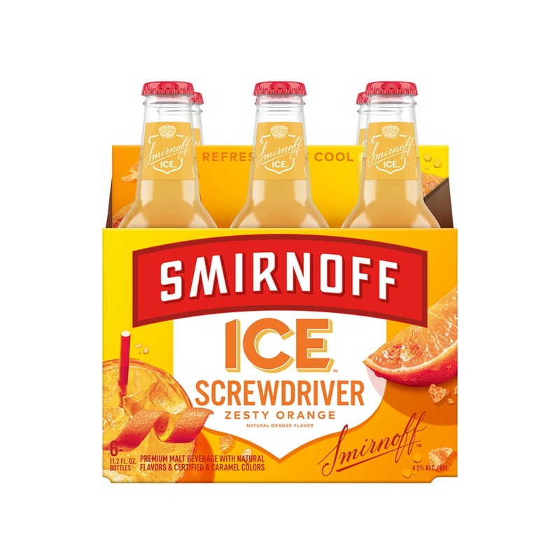 Smirnoff Ice Screwdriver 6pack Bottles