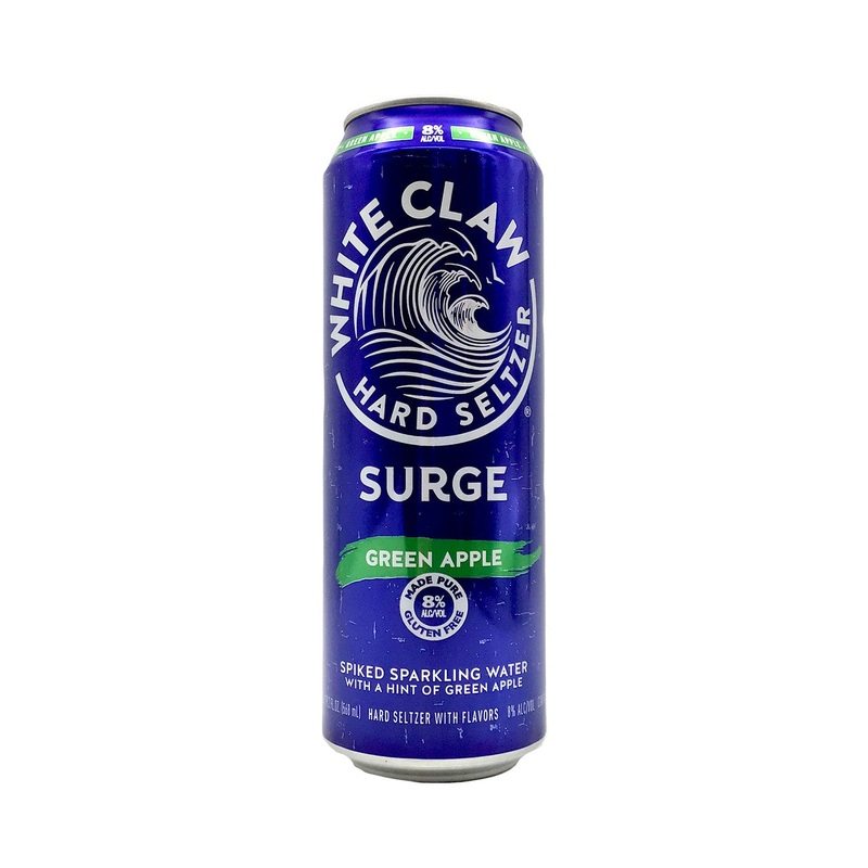 White Claw Hard Seltzer Surge Green Apple 19.2 Fl.oz