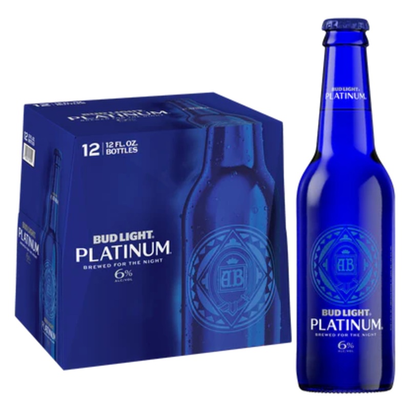 Bud Light Platinum 12 Pack Bottles