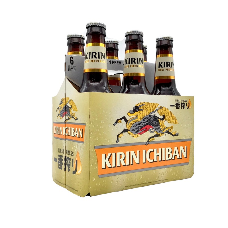 Kirin Ichiban 12oz 6 Pack Bottles
