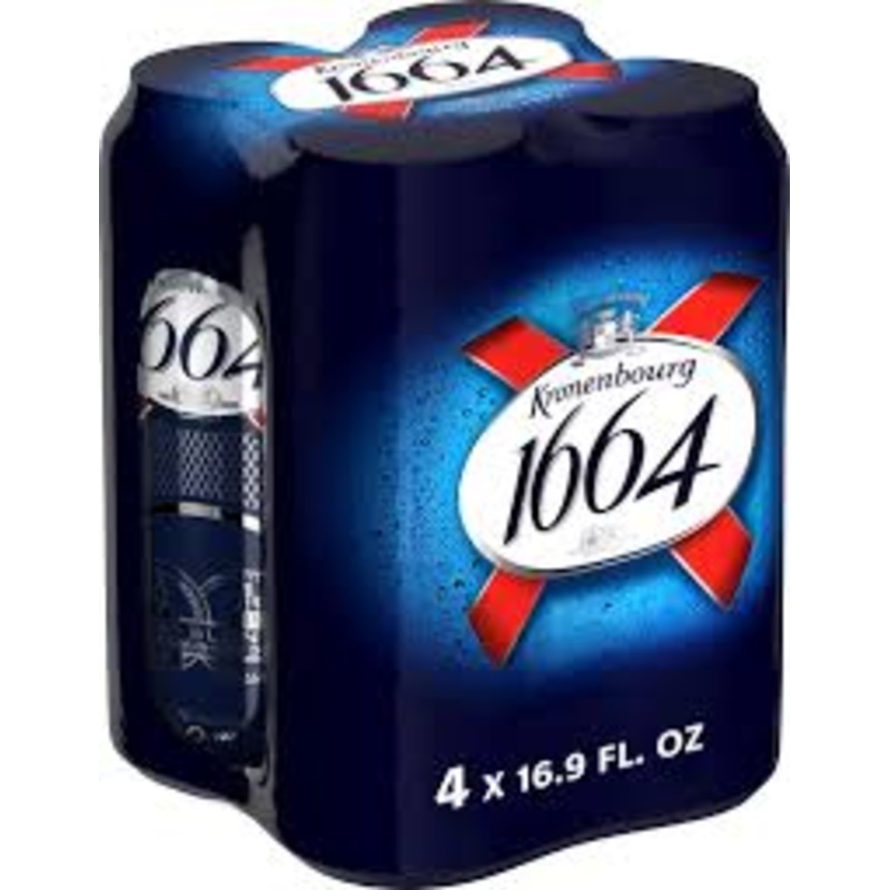 Kronenbourg 1664 16.9oz 4pk Cans