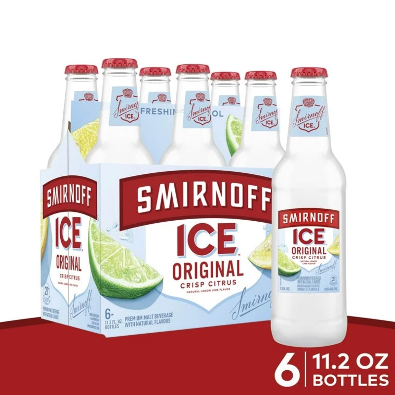 Smirnoff Ice Original 11.2oz 6 Pack Bottles