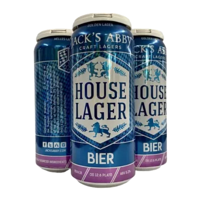Jack's Abby House Lager 4pk Cans 16 OZ
