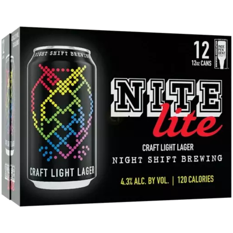 Night Shift Nite Lite 12pk Cans  12 Oz