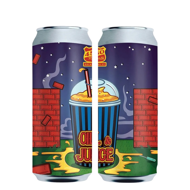 450 North Oil & Juice Slushy Xxl 4pk Can 16oz