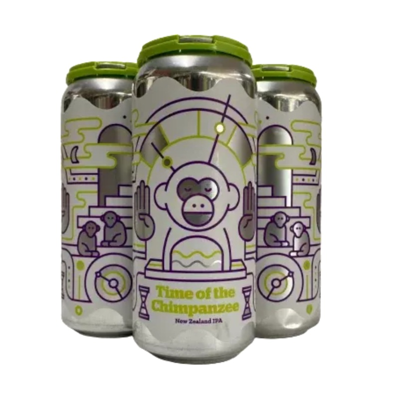 Burlington Time Of The Chimpanzee 4pk Can 16oz
