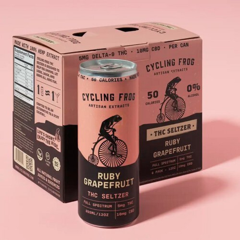 Cycling Frog Ruby Grapefruit 6Pk Can
