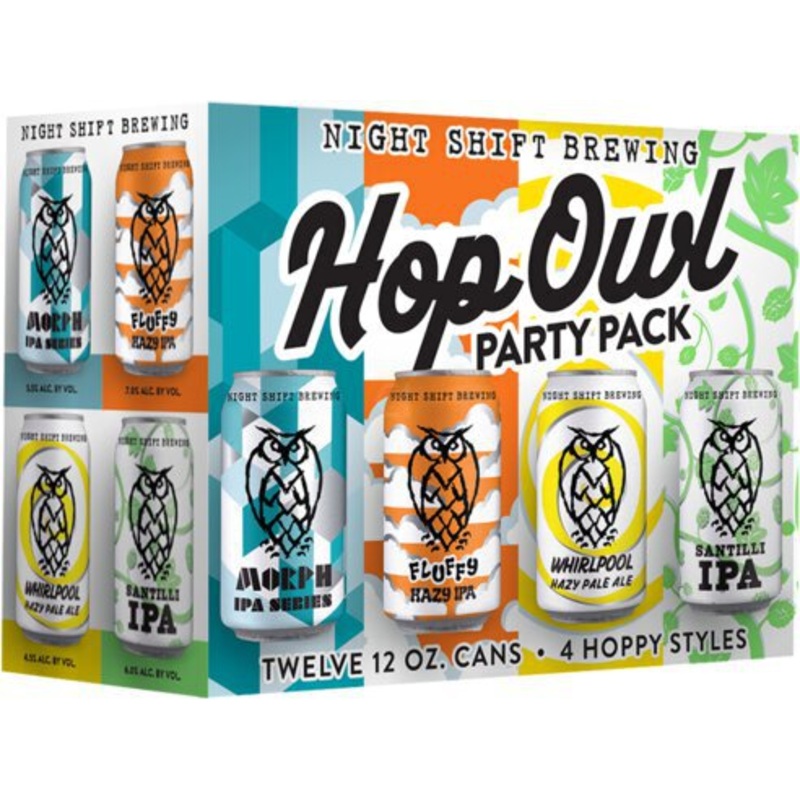 Night Shift Hop Owl Variety 12pk Cans 12oz