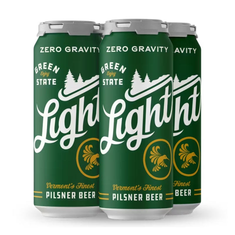 Zero Gravity Green State Light 4pk Can  16 Oz