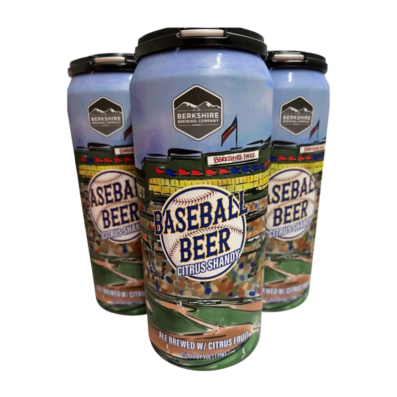 Berkshire Baseball Beer Shandy 4Pk Cans 16oz