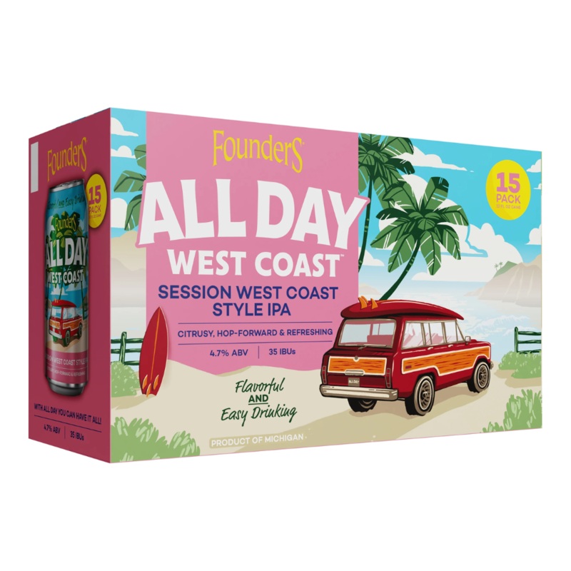 Founders All Day West Coast 15pk Cans 12oz
