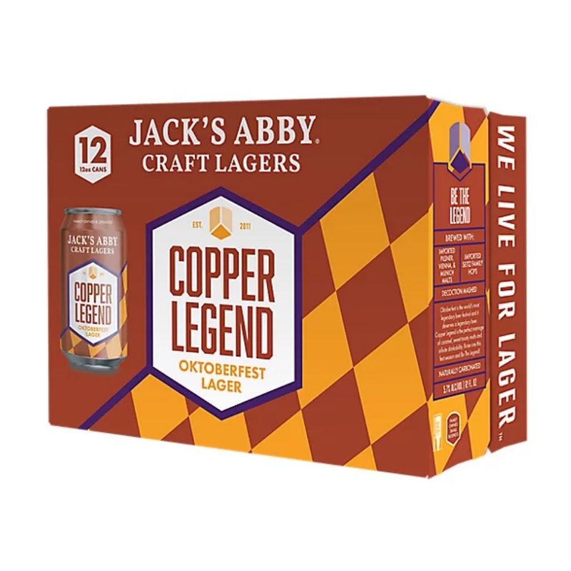 Jack's Abby Copper Legend 12pk Can 12oz