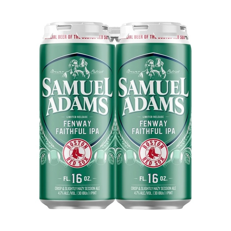 Sam Adams Fenway Gridiron Gold 4pk Can 16oz