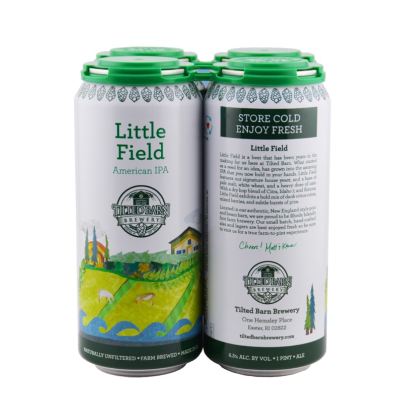 Tilted Barn Little Field Ipa 4pk Can 16oz