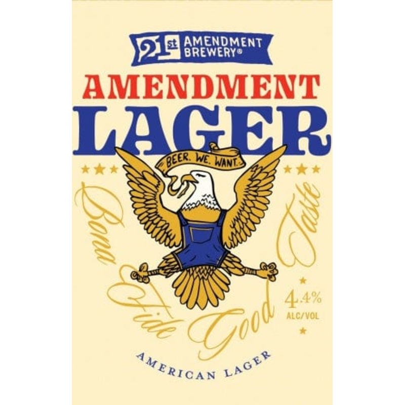 21ST AMENDMENT AMERICAN LAGER 12PK CAN C/O
