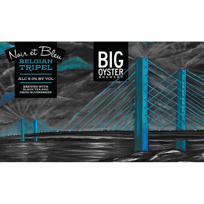 BIG OYSTER NOIR ET BLEU 4PK