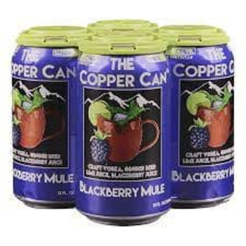 COPPER CANS BLACKBERRY MULE 4PK C/O