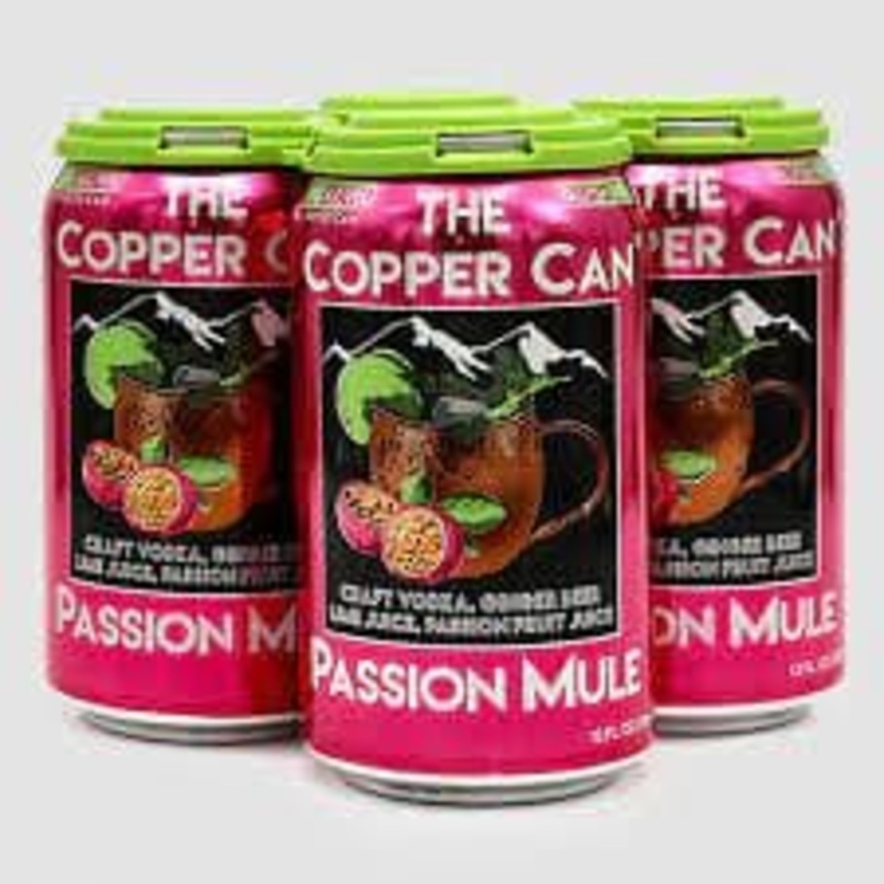 COPPER CANS PASSION FRUIT MOSCOW MULE 4PK C/O