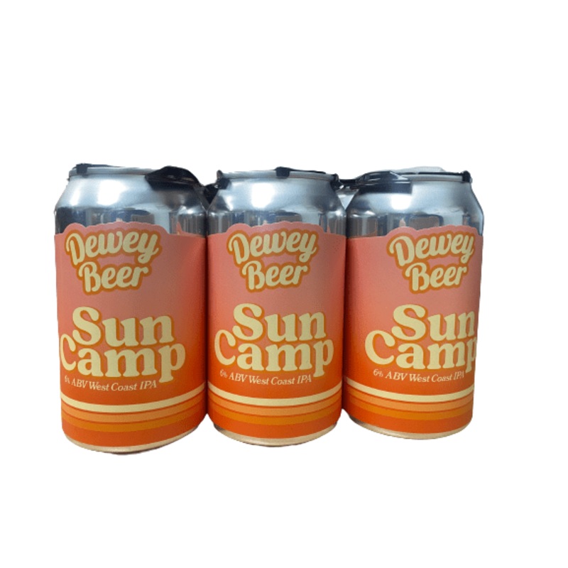 DEWEY BEER CO SUN CAMP 6PK