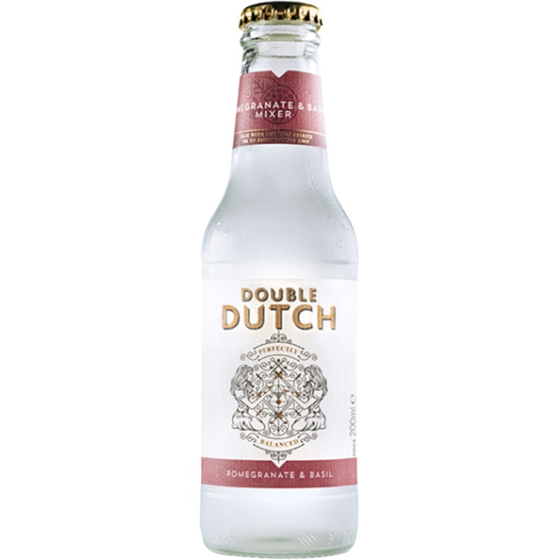 DOUBLE DUTCH POMEGRANATE & BASIL 6/4PK 200 mL (24)