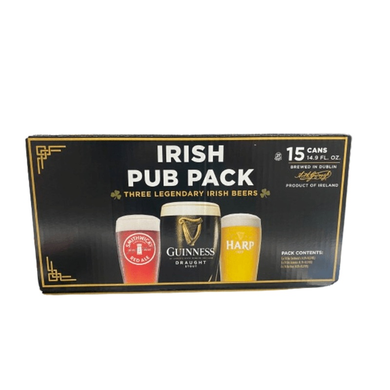 GUINNESS IRISH PUB VARIETY 15PK