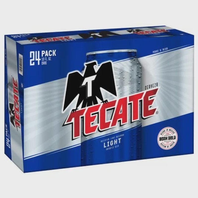 TECATE LIGHT 24PK CAN