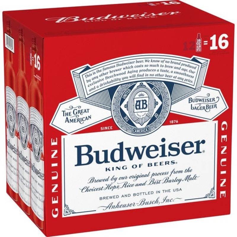 BUD 16OZ AL 12PK