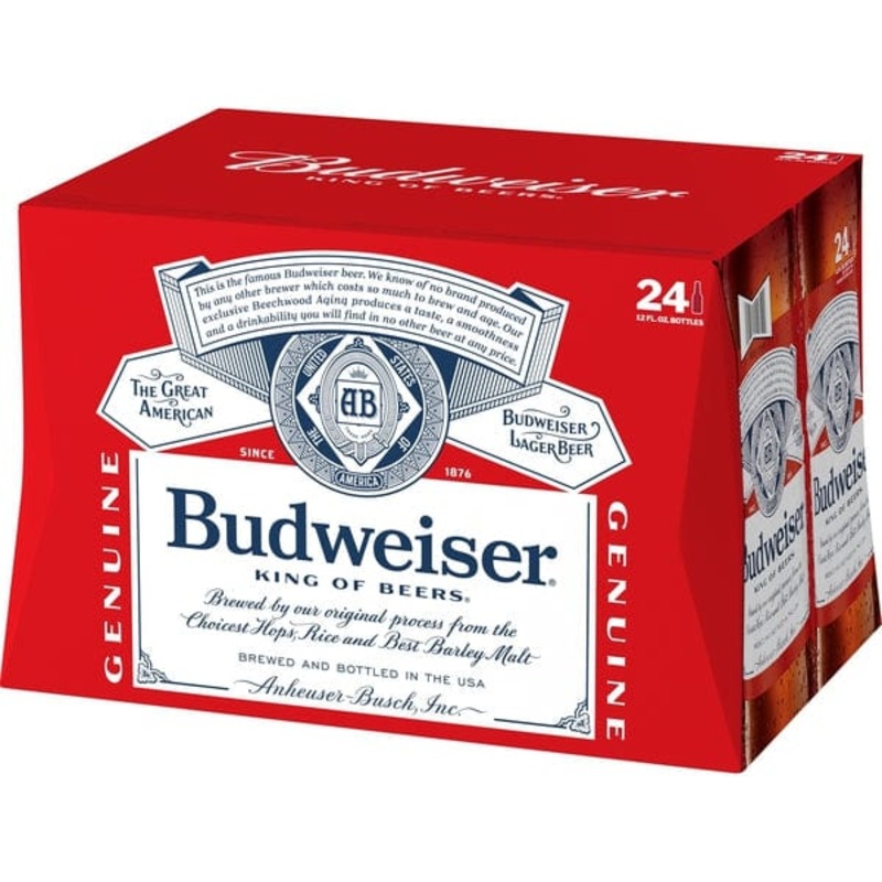 BUD LOOSE BOTTLE 24PK 12OZ