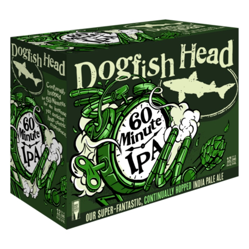 DOGFISH 60 MINUTE IPA 12PK CAN