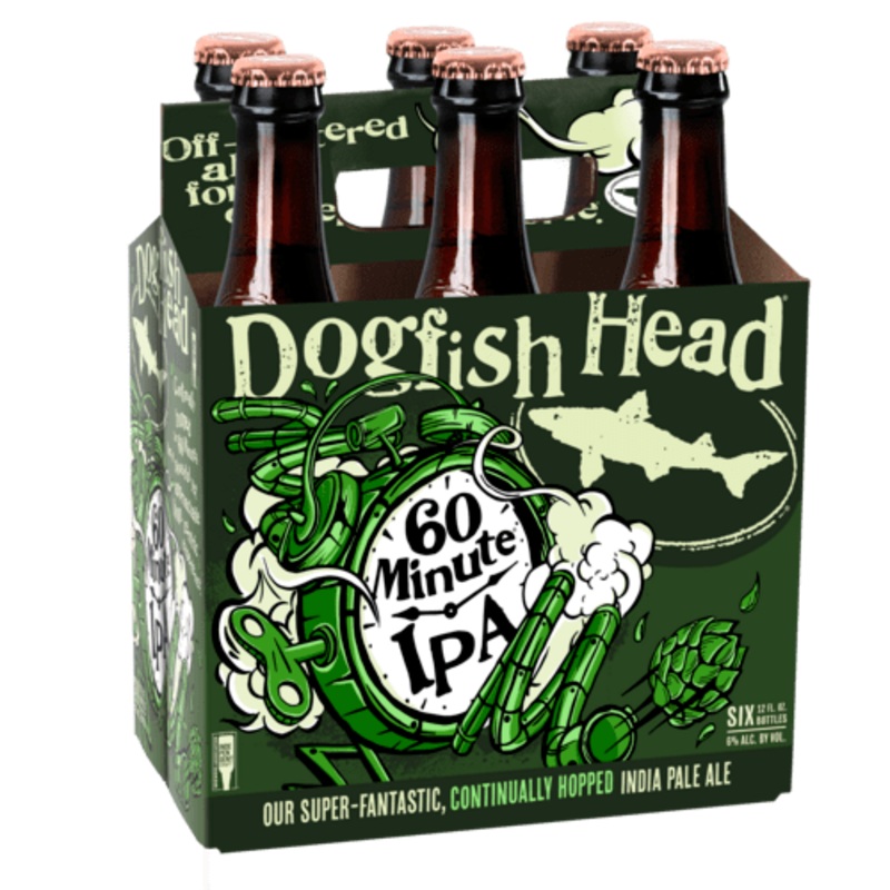 DOGFISH 60 MINUTE IPA 6PK BTL