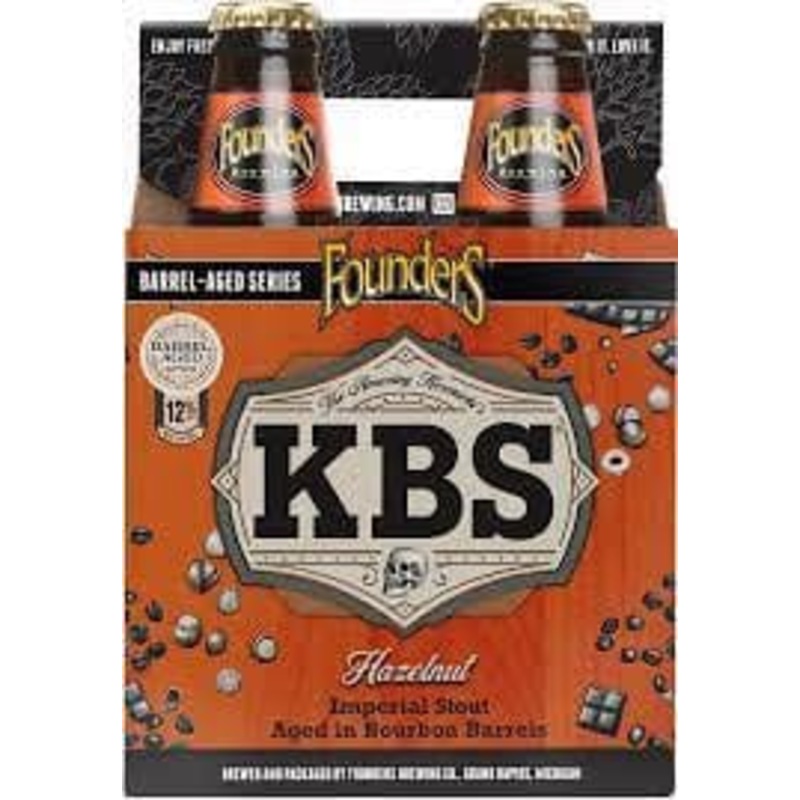 FOUNDERS KBS HAZELNUT 4PK