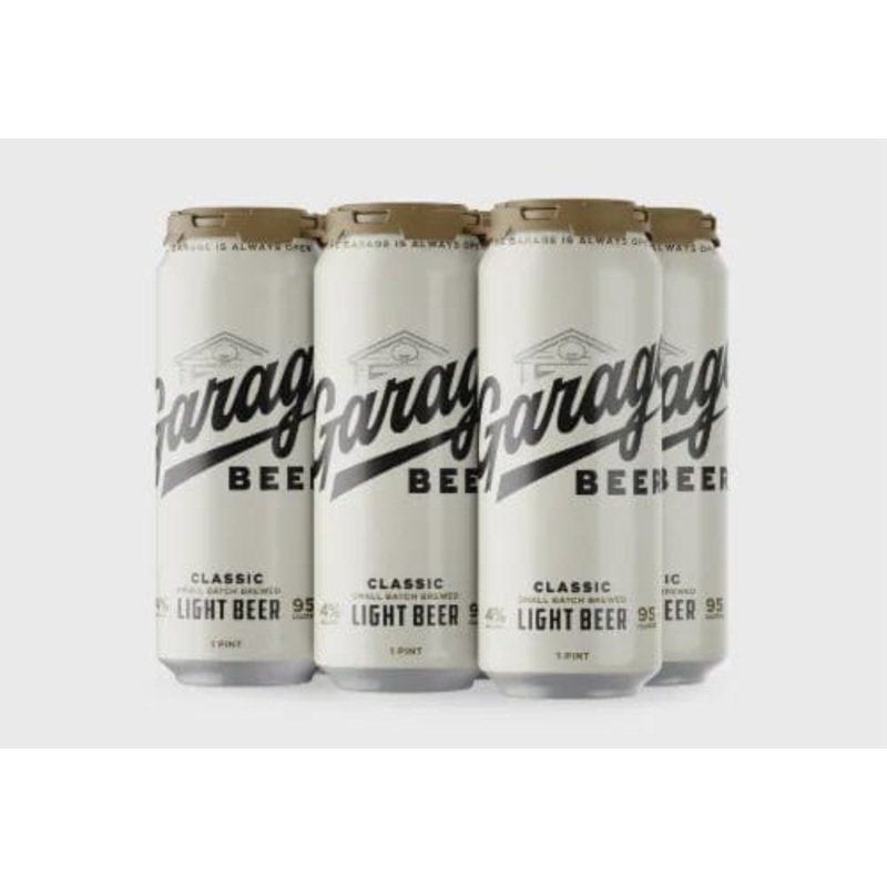 GARAGE BEER LIGHT 6PK 16OZ CANS