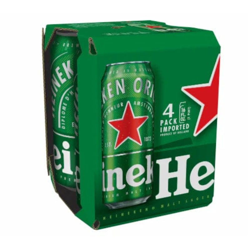 HEINEKEN 4PK 16OZ CANS