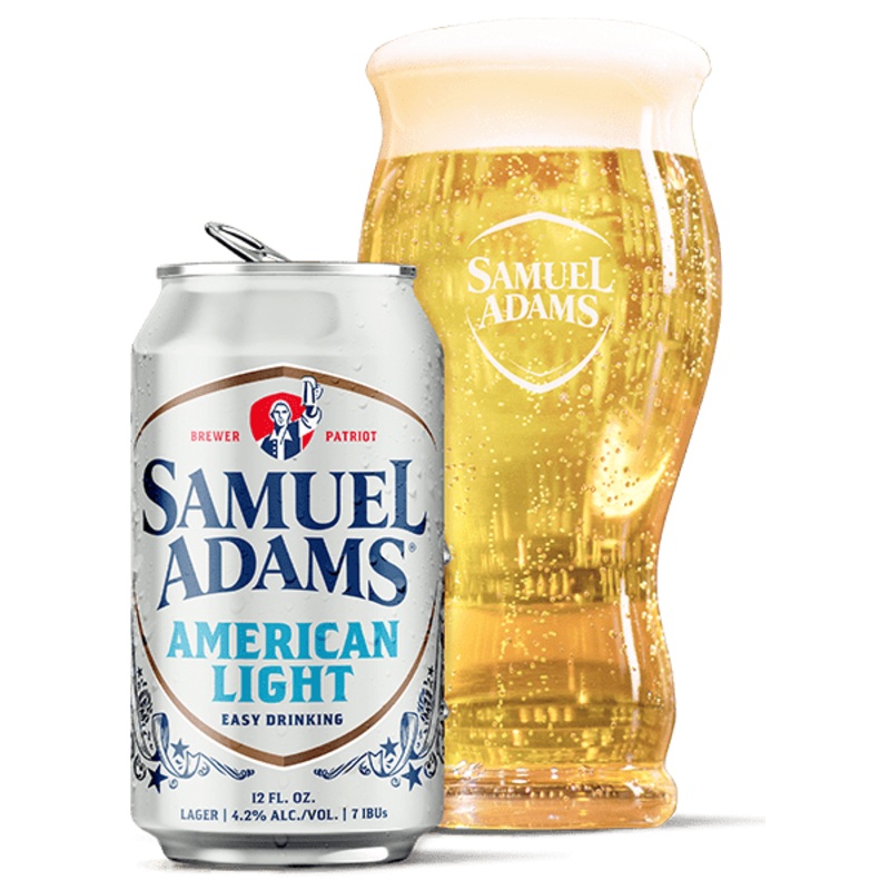 SAM ADAMS AMERICAN LIGHT 6 PACK CANS