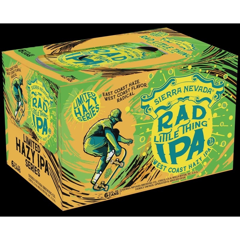 SIERRA NEVADA RAD LITTLE THING WEST COAST HAZY IPA 6 PK CANS